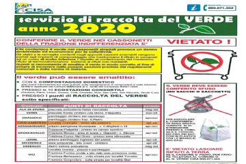 SERVIZIO DI RACCOLTA DEL VERDE ANNO 2020